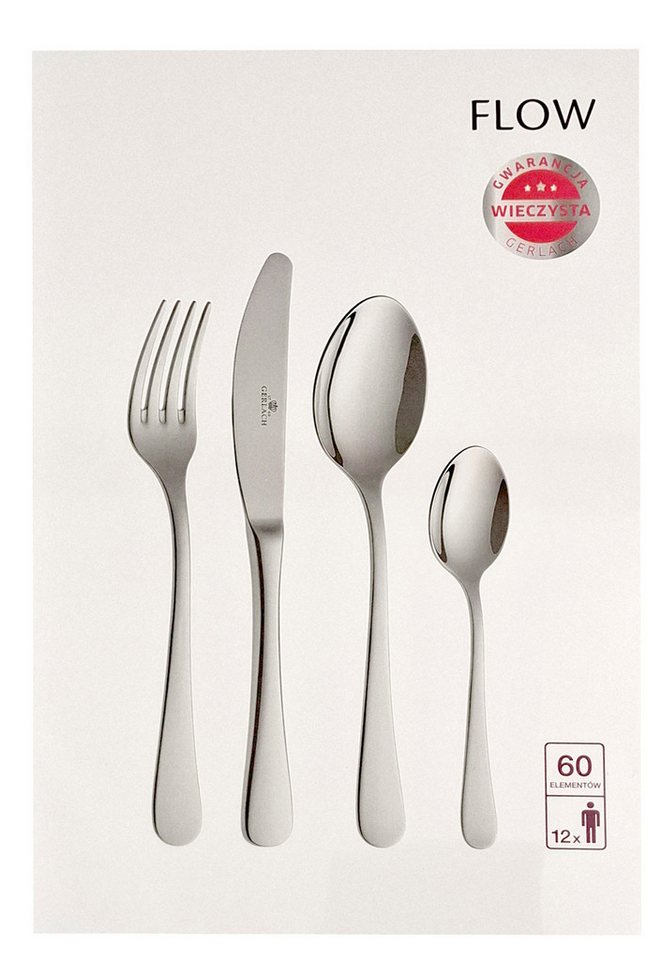 GERLACH Besteck-Set Gerlach Flow Besteckset 60-tlg. GERLACH Besteck-Set Gerlach Flow Besteckset 60-tlg. von GERLACH