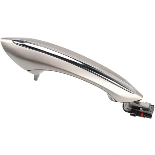 Auto-Außentürgriff Auto Außentürgriff für BMW 5 7 Serie F02 F10 F06 F07 Schwarz Weiß für Braun Comt Access Keyless Griff(Front Right) von GERLJ