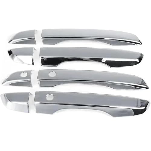 Auto-Außentürgriff Auto Außentürgriff für Civic 10. Generation 2016-2021 Carbon Fiber Style Schwarz Außen(Silber) von GERLJ