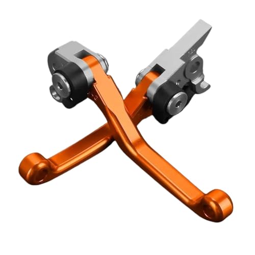 GERLJ Motorrad Kupplungshebel Motorrad Bremse Kupplung Hebel Für CRF150F CRF 150F 2003 2004 2005 2006 2007(Orange) von GERLJ