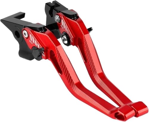 GERLJ Motorrad Kupplungshebel Motorrad Bremse Kupplung Hebel für Triumph für Tiger 800 XC/XCX/XR/XRX/XRT 2015-2018(Rot) von GERLJ