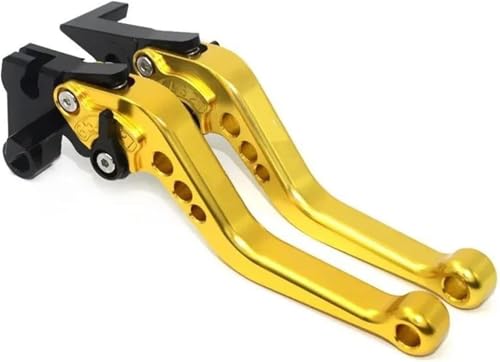 GERLJ Motorrad Kupplungshebel Motorrad Kupplung für YZF R1 R6 für Yzfr1 für Yzfr6 für YZF-R6 1999-2004 R6s(Gold) von GERLJ