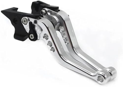 GERLJ Motorrad Kupplungshebel Motorrad Kupplung für YZF R1 R6 für Yzfr1 für Yzfr6 für YZF-R6 1999-2004 R6s(Silber) von GERLJ