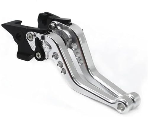 GERLJ Motorrad Kupplungshebel Motorrad Kupplung für Z900 für Z 900 2017-2022 2021 2018 2019 2020 Zubehör Einstellbar(Silber) von GERLJ