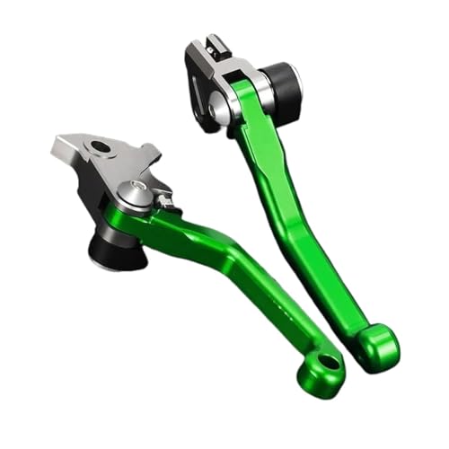 GERLJ Motorrad Kupplungshebel Motorradbremskupplungshebel für YZ125 für YZ 125 2001 2002 2003 2004 2005 2006(Grün) von GERLJ