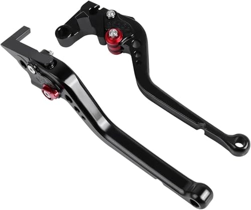 GERLJ Motorrad Kupplungshebel Motorradkupplung für FZ1 für FAZER FZ6R FZ8 XJ6 FZ6 MT-07 09 FZ-09 für XSR700 für XSR900(Short Black) von GERLJ