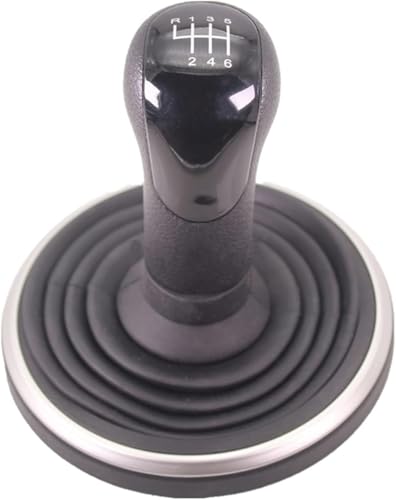GERLJ Schaltknauf Für Ford für Fiesta für Fusion 2002-2008 MT Kofferraumabdeckungsgamasche von GERLJ