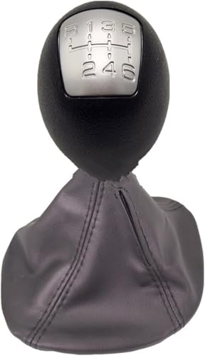 GERLJ Schaltknauf Für Iveco für Daily 2006–2017 Auto-Schalthebel Schaltknauf Lederstiefel(6 Speed Knob Boot) von GERLJ