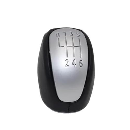 GERLJ Schaltknauf Für Laguna Mk3 2007–2015 Manueller Schaltknauf Leder Gamasche Boot Cover von GERLJ