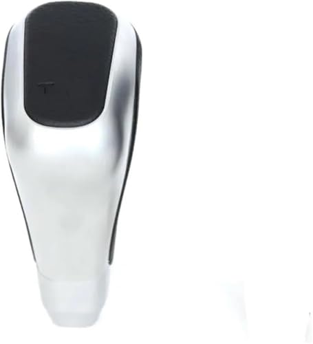 GERLJ Schaltknauf Für Toyota für 4runner für prado 10-19 Fortuner Auto Automatische Leder Schaltknauf(Silber) von GERLJ