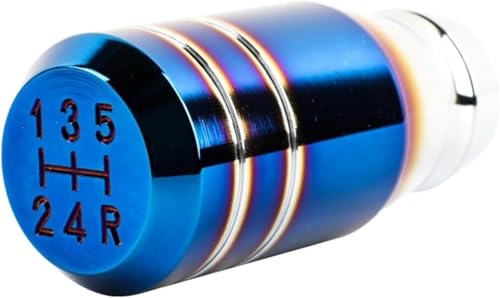 GERLJ Schaltknauf Universal Auto Schaltknauf Stick Manuelle Übertragung Innen Ersatz Teile(Blau) von GERLJ