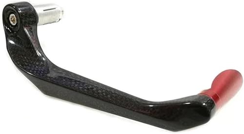 Motorrad Kupplungshebel Motorrad Kupplung Carbon Bremshebel Protector Guard Racing Straße ZX10R Z750-800-900-1000(Brake red) von GERLJ