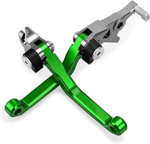 Motorrad Kupplungshebel Motorrad Kupplung für CRF250L 2012-2021 2020 2019 2018 Pivot Bremse Hebel(A pair green) von GERLJ