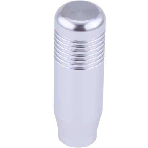 Schaltknauf 8,5 CM Auto Manuelle Universal Gearstick Hebel Schaltknauf(Silber) von GERLJ