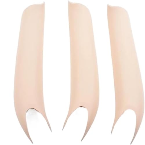 Türinnengriffe Innentürgriff für BMW X5 X6 Auto Innentürverkleidung Griff Jacke Pull Trim(Beige 1 Set) von GERLJ