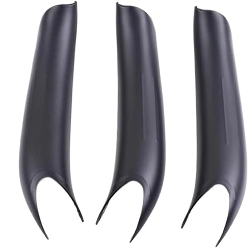 Türinnengriffe Innentürgriff für BMW X5 X6 Auto Innentürverkleidung Griff Jacke Pull Trim(Black 1 Set) von GERLJ