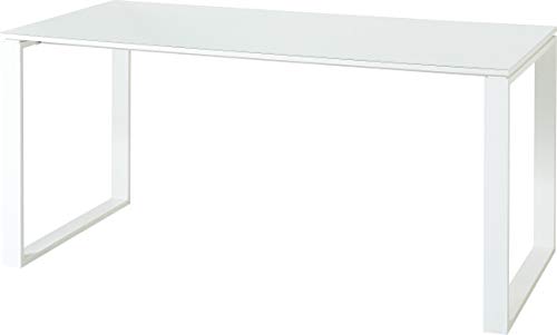Germania Schreibtisch 4200-84 GW-Monteria, in Weiß, mit Glasauflage, 160 x 75 x 80 cm (BxHxT) von GERMANIA DIE MÖBELMACHER