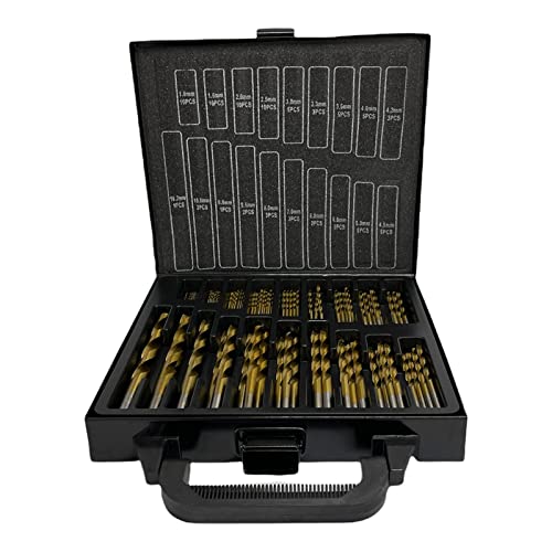 GERMANIA HSS Bohrer Set 90-tlg. 1-10,2 mm in Industriequalität aus Metall im Alu-Koffer von GERMANIA Qualitätswerkzeuge