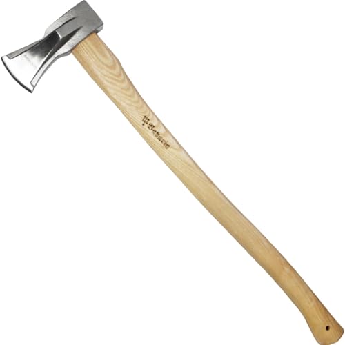 Spaltaxt 2000g mit Griff aus Holz - große Axt zum Holz spalten von GERMANIA Qualitätswerkzeuge