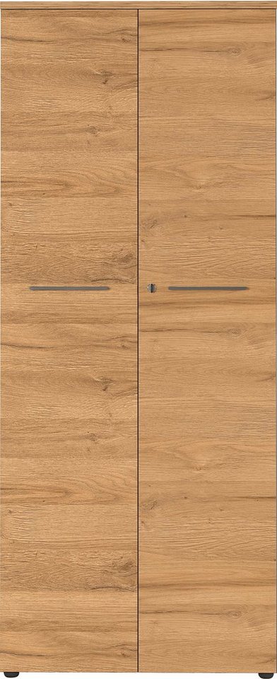 GERMANIA Aktenschrank GW-Agenda, Mehrzweckschrank, abschließbar, optional mit 2 offenen Fächern, Maße 80x197 cm, Made in Germany von GERMANIA
