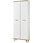 GERMANIA Aktenschrank Oslo Sanremo-Eiche-Nb., Weiß 750 x 370 x 1.930 mm von GERMANIA