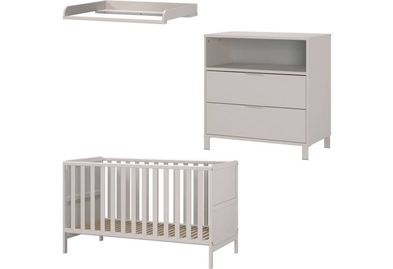 GERMANIA Babymöbel-Set GW-Alkmaar, (3-tlg), mit mitwachsendem Kinderbett von GERMANIA