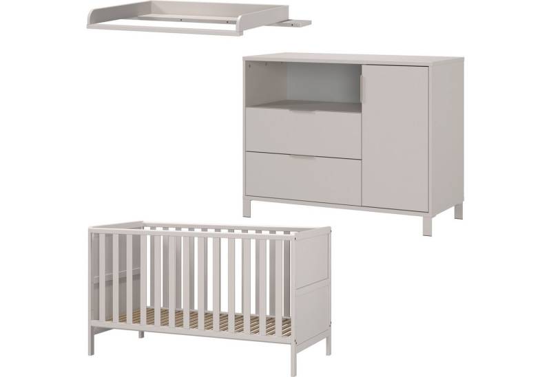 GERMANIA Babymöbel-Set GW-Alkmaar, (3-tlg), mit mitwachsendem Kinderbett von GERMANIA