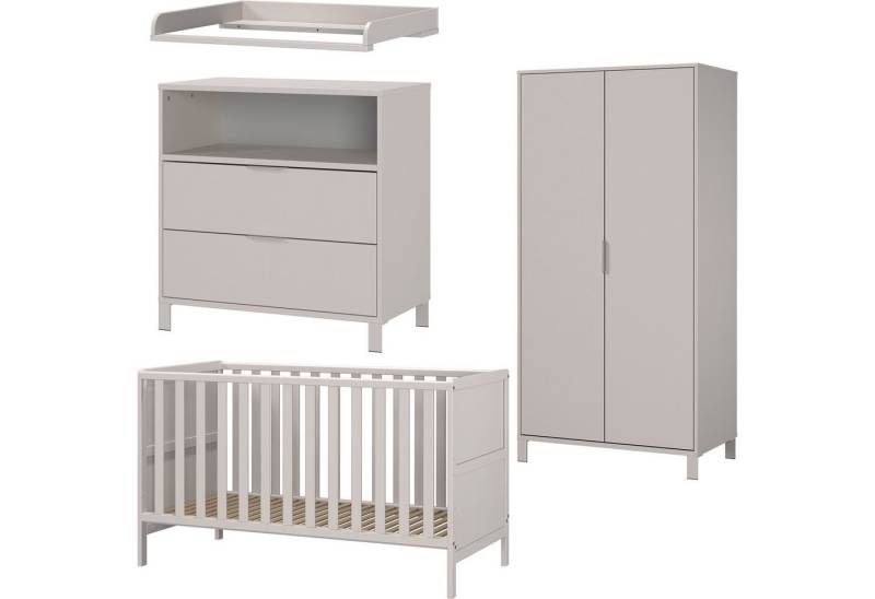 GERMANIA Babymöbel-Set GW-Alkmaar, (4-tlg), mit mitwachsendem Kinderbett von GERMANIA