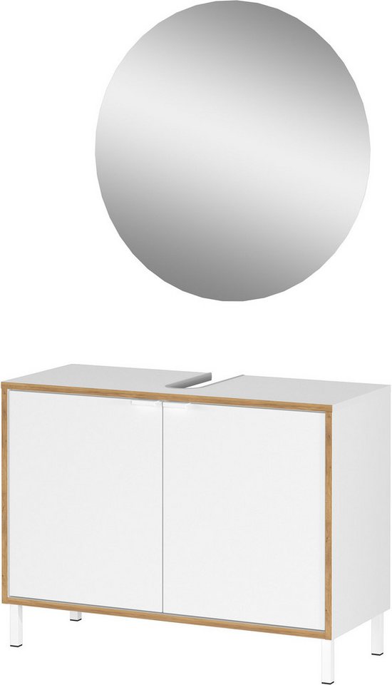 GERMANIA Badmöbel-Set GW-Topeka, (2-St), 2 tlg. Set mit Siphonausschnitt von GERMANIA