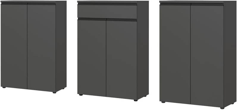 GERMANIA Büromöbel-Set Lemont, (3-tlg), Set bestehend aus 2 Aktenschränke 4040 und 1 Aktenschrank 4041 von GERMANIA