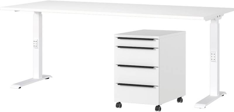 GERMANIA Büromöbel-Set Mailand, (2-tlg), inkl. Schreibtisch und Rollcontainer von GERMANIA