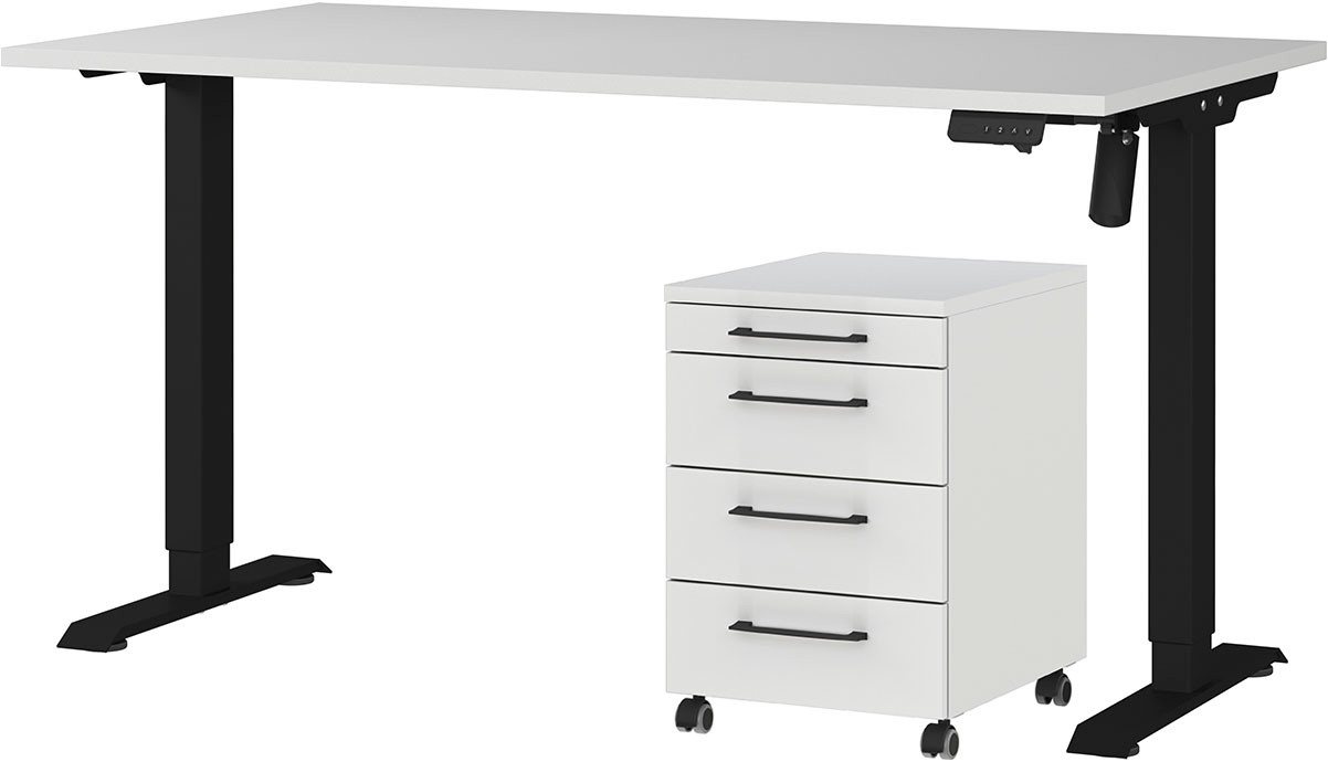GERMANIA Büromöbel-Set Profi 3.0, Büromöbel-Set bestehend aus Schreibtisch und Rollcontainer GERMANIA Büromöbel-Set Profi 3.0, Büromöbel-Set bestehend aus Schreibtisch und Rollcontainer von GERMANIA