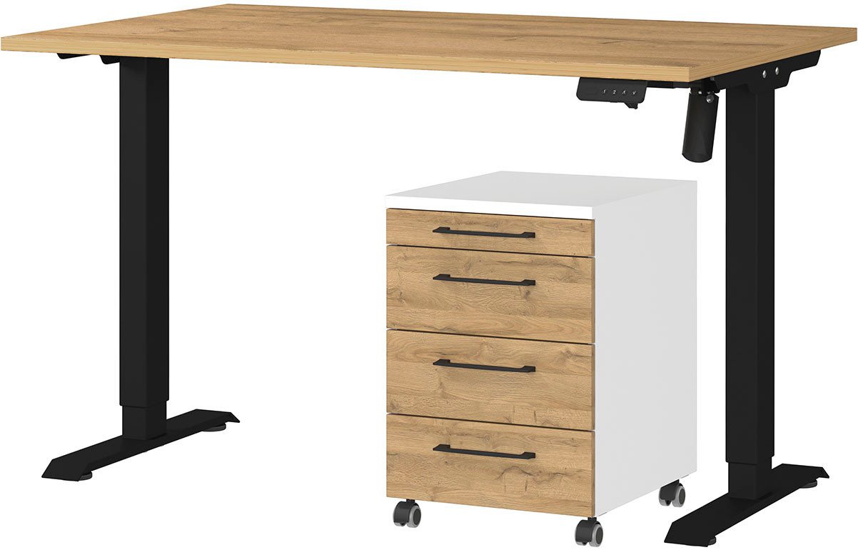 GERMANIA Büromöbel-Set Profi 3.0, Büromöbel-Set bestehend aus Schreibtisch und Rollcontainer GERMANIA Büromöbel-Set Profi 3.0, Büromöbel-Set bestehend aus Schreibtisch und Rollcontainer von GERMANIA