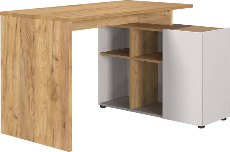 GERMANIA Eckschreibtisch Adrano (1-St), mit integriertem Sideboard von GERMANIA