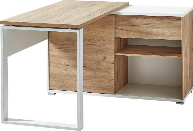 GERMANIA Eckschreibtisch GW-Lioni, mit integriertem Sideboard von GERMANIA