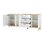 GERMANIA Kommode Oslo Sanremo-Eiche-Nb., Weiß 1.920 x 400 x 850 mm GERMANIA Kommode Oslo Sanremo-Eiche-Nb., Weiß 1.920 x 400 x 850 mm von GERMANIA