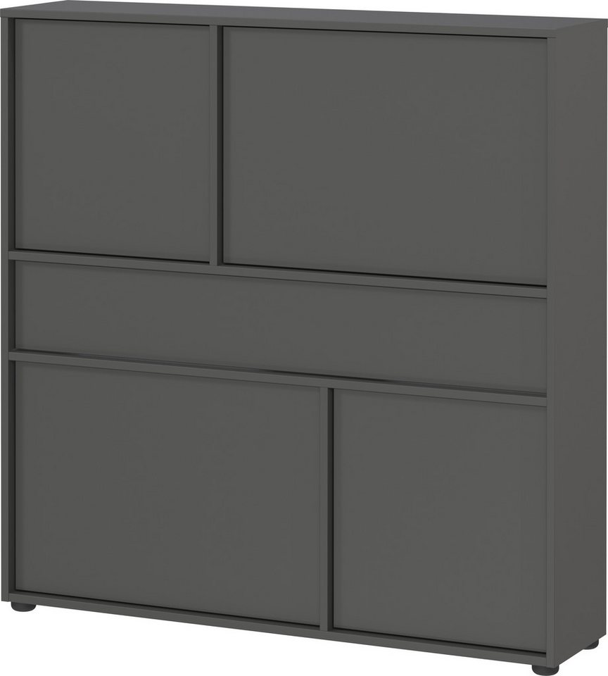 GERMANIA Mehrzweckschrank Ameca 2.0 stehend montierbar, Flurschrank in geringer Tiefe, Breite 105 cm GERMANIA Mehrzweckschrank Ameca 2.0 stehend montierbar, Flurschrank in geringer Tiefe, Breite 105 cm von GERMANIA