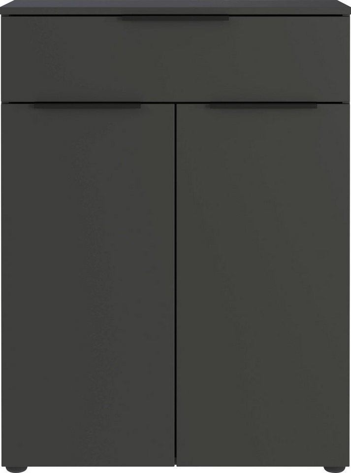 GERMANIA Midischrank Crandon Kommode mit einer Schublade und 2 Türen,ein verstellbarer Einlegeboden von GERMANIA