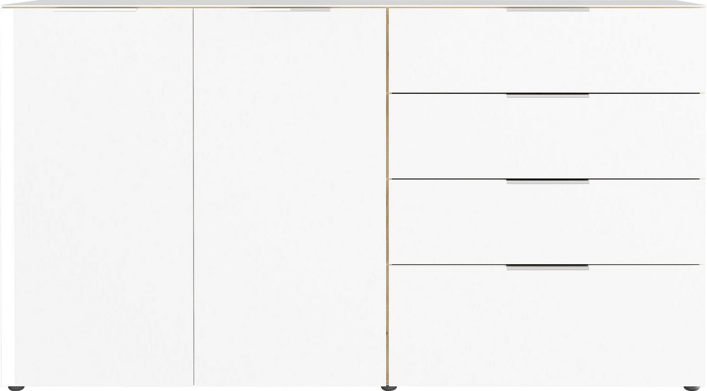 GERMANIA Sideboard Oakland, in 2 Breiten, Fronten und Oberboden mit Glasauflage von GERMANIA