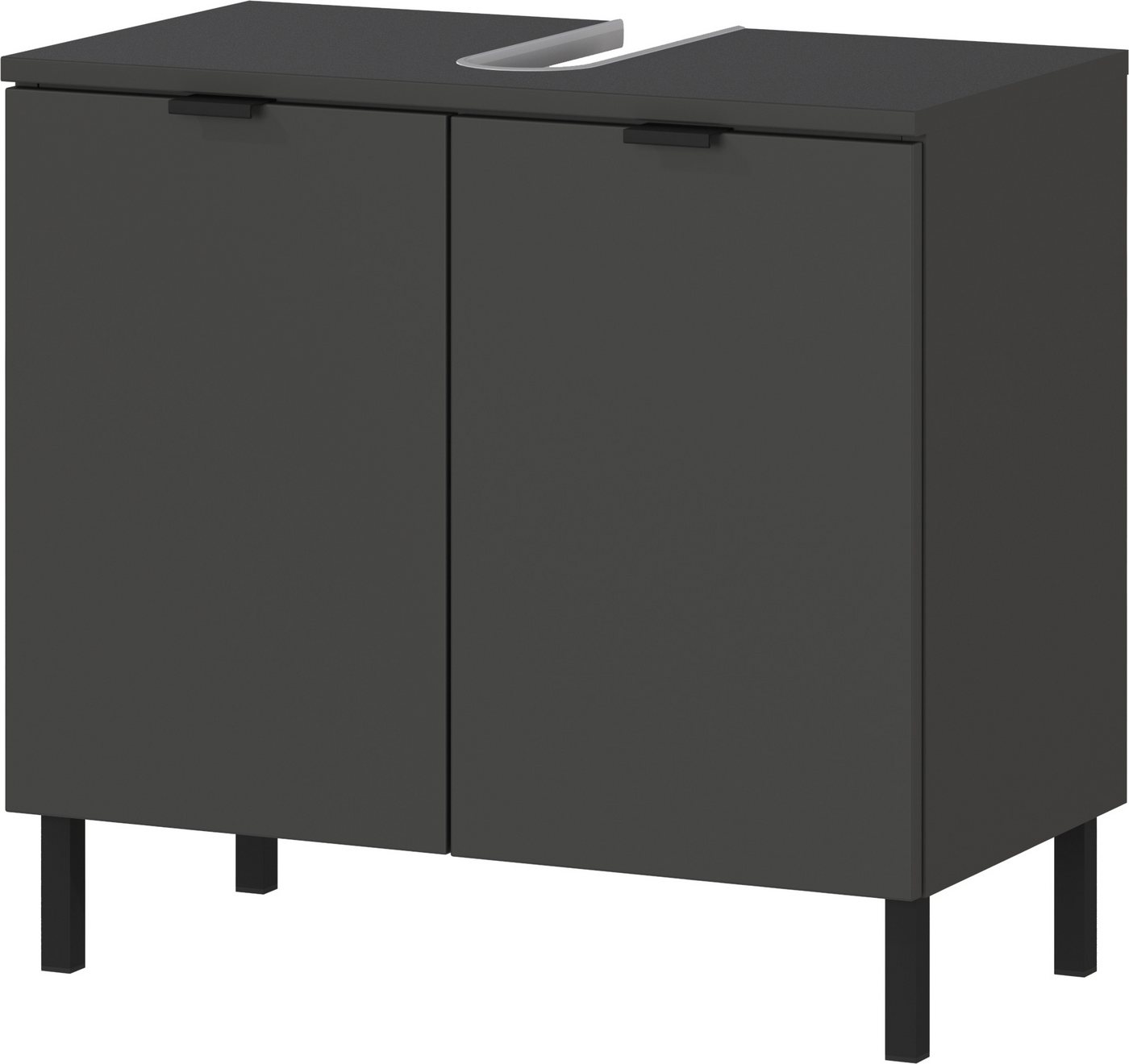 GERMANIA Waschbeckenunterschrank GW-Arcena (1-St) mit Siphonausschnitt von GERMANIA