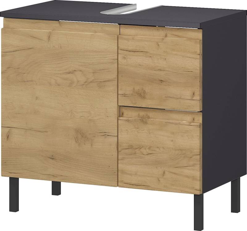 GERMANIA Waschbeckenunterschrank Scantic (1-St) mit Siphonausschnitt von GERMANIA