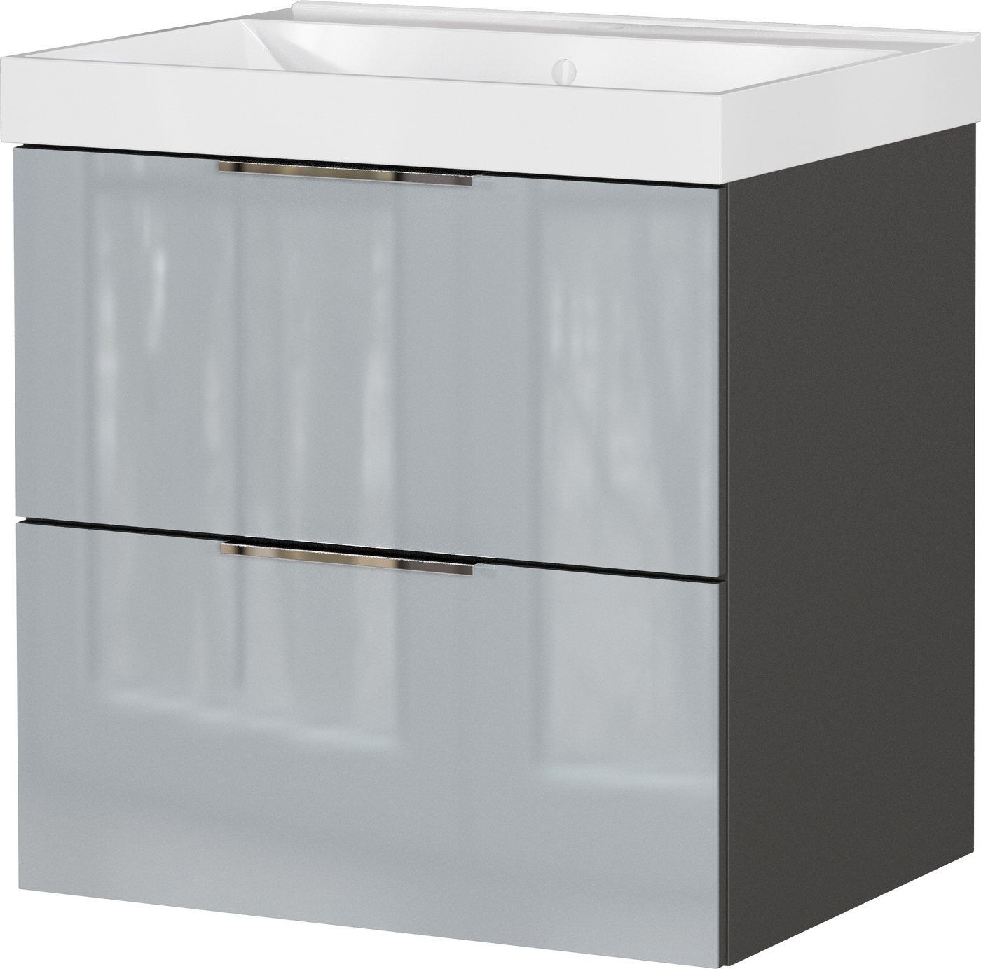 GERMANIA Waschtisch Bisbee (1-St), Waschtisch mit Glasfront in verschiedenen Breiten von GERMANIA