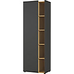 Germania Aktenschrank 2977-549 Eiche, Grau 620 mm (B) x 420 mm (T) x 1880 mm (H) von GERMANIA