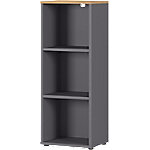 Germania Bücherregal 4230-564 Eiche, Grau 450 mm (B) x 400 mm (T) x 1200 mm (H) von GERMANIA