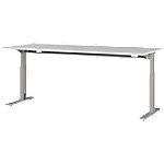 Germania Sitz-Stehschreibtisch GW-Profi 2.0 4253-583 Grau 1800 mm (B) x 800 mm (T) x 750 mm (H) von GERMANIA