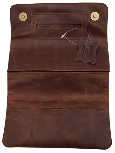 GERMANUS CosaRara - Made in EU - Leder Tabaktasche Tabakbeutel Drehertasche Drehtasche Tabaketui von GERMANUS