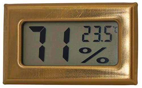 GERMANUS Digital Hygrometer 490, gold von GERMANUS