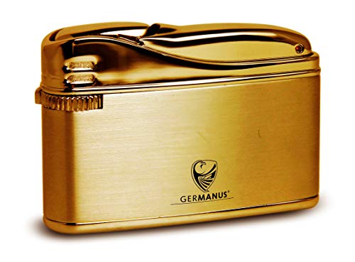 GERMANUS Feuerzeug, Gold mit Echtgold vergoldet II von GERMANUS