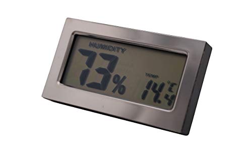 GERMANUS Kalibrierbarer Digitaler Hygrometer für Humidor, Digital - Rechteckig 389 von GERMANUS