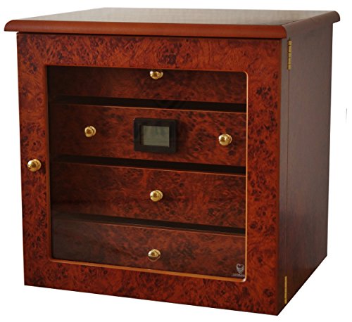 GERMANUS Zigarren Humidor Schrank Radix, Braun von GERMANUS